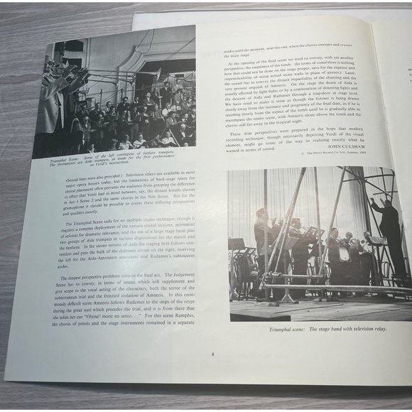 Aida DECCA SXL 2167-8-9 ED1 Tebaldi Verdi Karajan 3LP WBG Wallet Cover - Picture 9 of 11